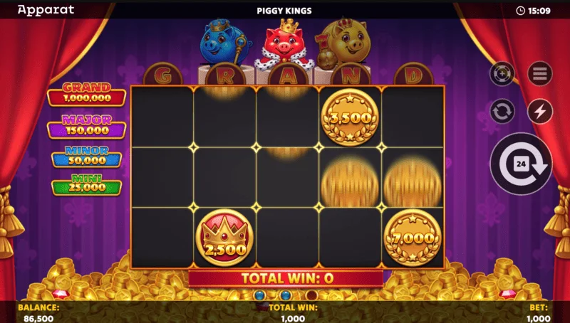 Piggy Kings - Buy Feature screen and purchase selection